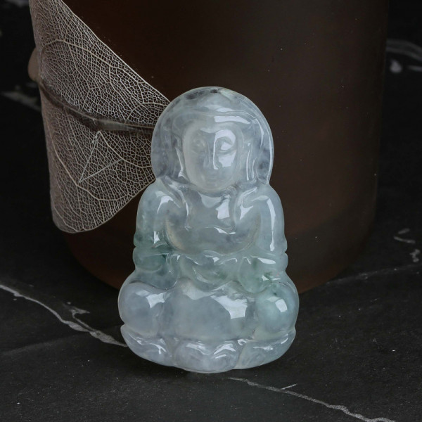 Phật Bà Quan Âm Băng Ngọc King Jade 001