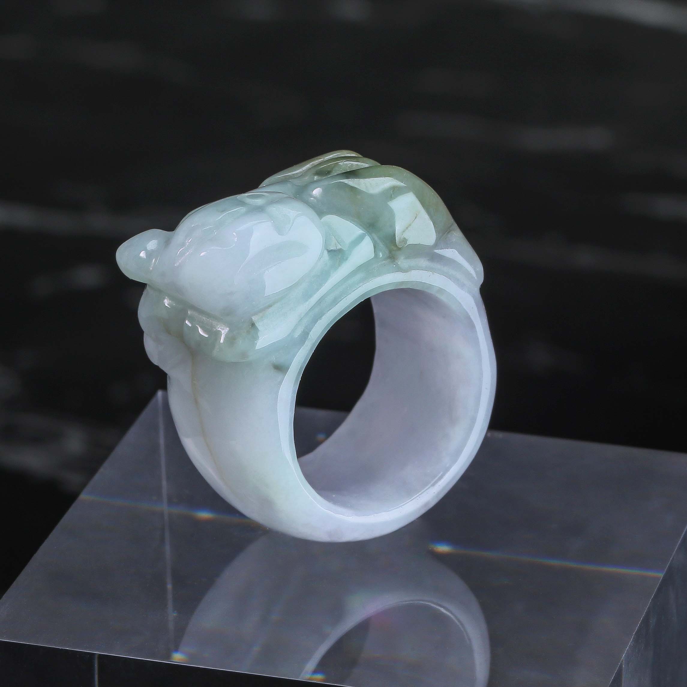 Nhẫn Ngọc Tỳ Hưu King Jade 003 - Linh vật của tài vận